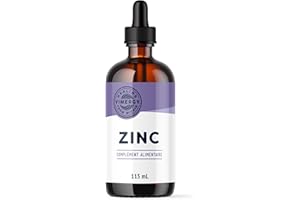 Vimergy Liquid Zinc 115 mL – 57 servings – Liquid Zinc Supplement – Supports Immunity, Metabolism & Bone – Antioxidant – No Refined Sugar – Gluten-Free Non-GMO Kosher Vegan/Paleo Friendly