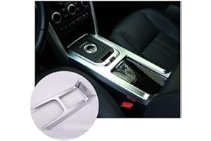 YIWANG Mittelschalthebelabdeckung, Zubehör für Discovery Sport 2015 2016 2017 2018 2019 ABS Chromplatte