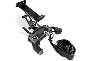 Tineer Remote Control Extended Front Holder Bracket for DJI Mavic Mini/Mavic 2 Pro Zoom/Mavic Air/Spark Drone, Support 4.6-11Inches Front Holder for Phone Tablet Mount Clip