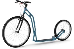 Yedoo Five - Trottinette supportant Jusqu’à 130 kg, avec pneus 26/20 – Trottinette Adulte, dogscooter