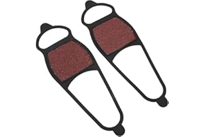 ‎ALOMEJOR Grobsand Überschuhe 1 Paar Eisschnee Überschuhe Vorfuß Doppelseitige Schuhe Traction Cleat