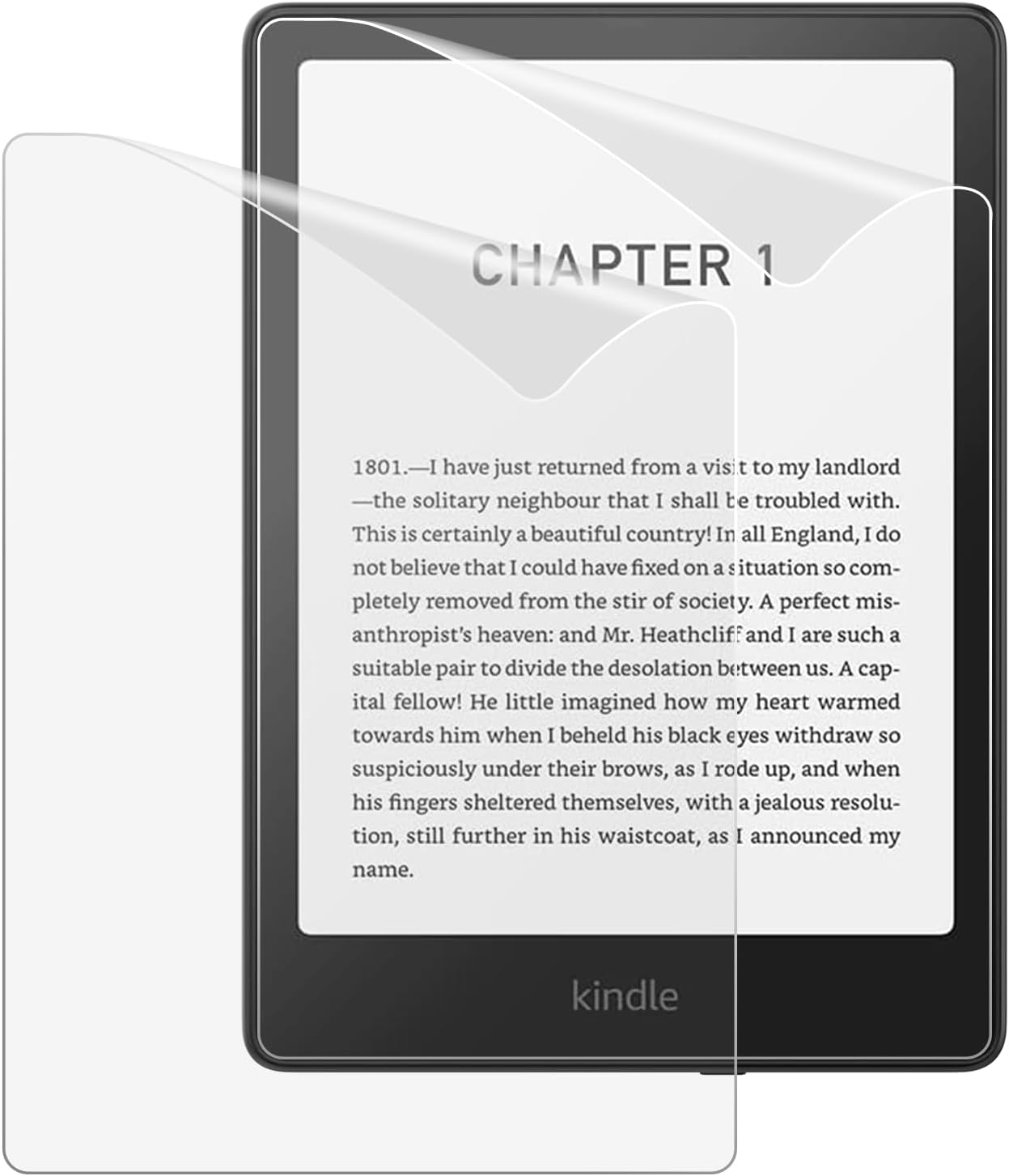 MoKo 2 Pack Screen Protector for 7" Kindle Paperwhite 12th Generation 2026/2025 & Kindle Colorsoft 2025/2024, Anti Glare PET Protective Film Matte Screen Protector for Kobo Libra, Case Friendly