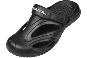 Harssidanzar Zuecos de Hombre y Mujer Zapatos de jardín,Sandalias de Playa Antideslizantes con Plantillas extraíbles Exterior Interior HU201EU