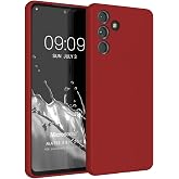 Microsonic Matte Silicone Samsung Galaxy A55 i&ccedil;in Kılıf Kırmızı [Galaxy A55 ile Uyumlu Kılıf - Kırmızı]