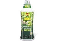 COMPO Grünpflanzendünger und Palmendünger – Spezial-Flüssigdünger für alle Zimmer-, Balkon- und Terrassenpflanzen – 1 Liter