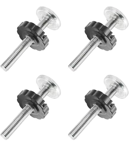 Set reserveonderdelen voor M10-veiligheks traphekken - 4-pack voor kinderspindelbouten, huisdier- en babypoorten, verlengfittingen (blauw, 10 cm