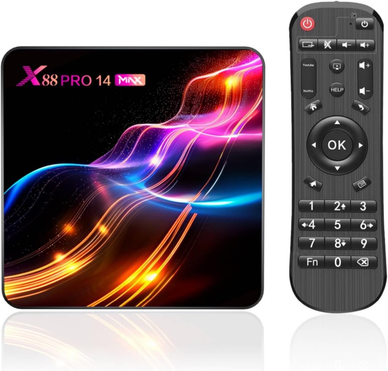 Android TV Box 14.0,Android Box 4GB RAM 32GB ROM RK3528 Quad-Core 64bit Cortex-A53,2025 TV Box Support 4K 2.4G /5G Dual-Band WiFi Ethernet 10/100MUSB 3.0/2.0 Smart Box