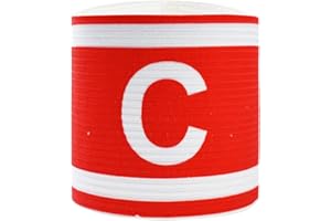 VerteLife Kapitänsband Spielführerbinde für Fußball und Rugby, Verstellbare Armbinde Kapitän Armbinde, Captains Armband für Erwachsene und Kinder