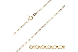 Christopher James of London CJoL - 9ct Gold Plated on 925 Sterling Silver 2mm Wide Belcher Chain In Simple Gift Bag (available in 14" to 24")
