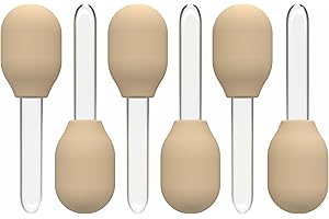 Inspire My Play 6 x Natural Pipettes for Children - Pipettes Dropper for Kids - Sensory Toys and Accessories for Messy Play