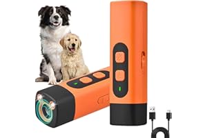 CHENRI Ruhemeister Pro – Ultrasuoni delicati, per cani con torcia, Heister Pro – 2026 allenamento delicato per casa tranquilla (arancione)