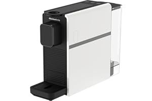 Melchioni Family | Cremosa Macchina da Caffè a Capsule Compatibile Nespresso, 3 Selezioni Caffè (Corto, Lungo, Doppio), Serbatoio 0.5L, 1400W, Poggiatazzina Regolabile, Espresso e Caffè Crema