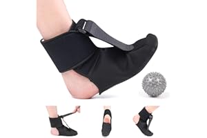 Actsime Plantarfasciitis Nachtschiene, Verstellbare Fußstütze für Plantarfasziitis Achillessehnenentzündung Fersensporn, Personalisierte Fußstütze