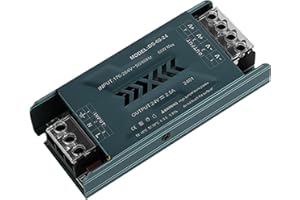 JOYELEC Alimentatore switching LED sottile per ingegneria domestica 2.5A 24V 60W ingresso driver trasformatore AC110V AC220V a uscita DC24V adatto per barre luminose LED a bassa tensione