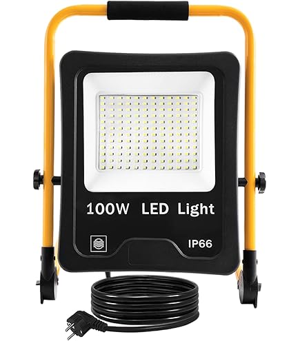 LED Schijnwerper met statief - 2x30W 5400 Lumen - 4000K - IP65