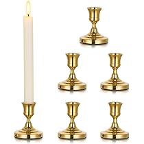 Candelabro D'oro Portacandele Conici Portacandele Per Candele