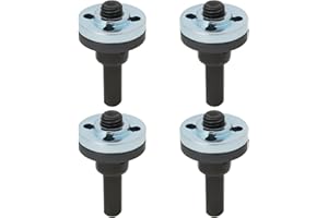 VGOL Winkelschleifer-Verbindungsstangen-Adapter, M10, 53 x 30 mm, Hochgeschwindigkeits-Bohrer-Adapter für Trennscheibe, Polierscheibe und Polierschwamm, 4 Stück