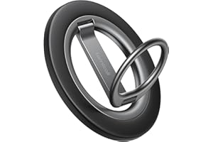 Lamicall Handy Ring Halterung für MagSafe Ring - [Zwei-Achsen Faltbarer Ständer] 2-IN-1 Magnetische Handyringhalterung Finger für MagSafe Zubehör, 360° Drehbarer Handy Griff Halter für iPhone 17/16/15