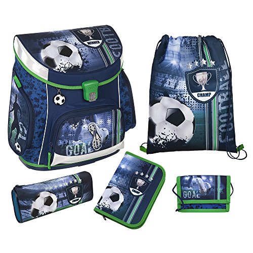 Preisvergleich Produktbild Scooli FCPR8252 Schulranzen CAMPUS Up Football, Modell 2017
