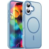 URUCHI G&uuml;&ccedil;l&uuml; Manyetik Telefon Kılıfı, [Mag-Safe ile Uyumlu] [Askeri D&uuml;zey D&uuml;şme Koruması] [G&uuml;&ccedil;l&uuml; Silikon Kenarlar] İnce Yarı 