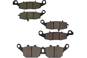 Cyleto Plaquettes de Frein Avant et Arrière pour Suzuki DL1000 Vstrom 1000 2002-2010 DL 1000 V-Strom Adventure 2012 SV 650 K Naked Non ABS 2003-2010