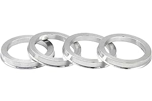 DCVAMOUS Alloy Aluminum Hub Centric Rings 72.6 to 57.1, Set of 4 - Performance Spigot Hubrings fit 57.1mm Vehicle Hub and 72.6mm Wheel Center Bore Compatible with Audi VW Volkswagen Aftermarket Wheels