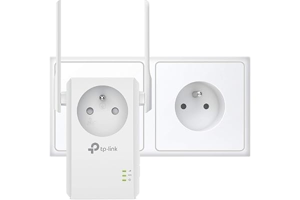TP-Link TL-WA865RE Répéteur - Point d'accès Wi-FI N 300Mbps - 1 Port Ethernet - Prise intégrée - Compatible avec Toutes Les Box Internet - Augmente la portée du Signal Wi-FI