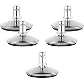 kwmobile Replacement Office Chair Gliders (Set of 5) - 11mm (7/16") Stem Bell Glide Chair Glider Feet Replacements for Castor