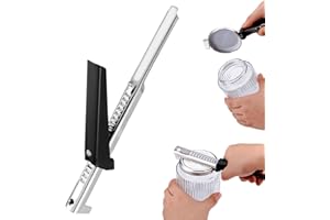 VQUNBG Ouvre Bocal Sans Effort, Ouvre-BoîTe RéGlable, Effortless Ouvre Bocal Manuel Réglable, Pour Personnes âGéEs Enfants Femmes Mains Faibles