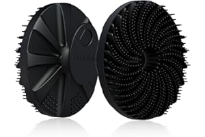 BEAUTAIL Brosse à récurer en silicone pour le corps et la douche, exfoliante douce pour homme et femme, peau sensible, design innovant en luffa pour bien mousser, brosse ergonomique antidérapante