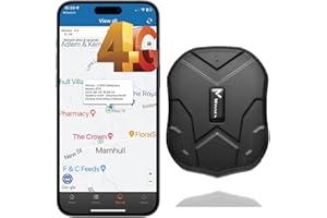 Winnes GPS Tracker Car without Subscription Magnetic Vehicle Trackers 4G No Monthly Fee Long Life Wireless GPS Locator Android iOS Car Tracker Big Battery Multiple Alerts