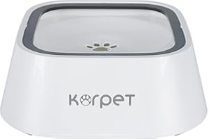 GENERIC Gamelle pour Chiens Blanche Gamelle pour Animaux de Compagnie Gamelle pour Voyage Anti débordement Anti éclaboussures Nettoyage Facile Eau Propre Stable Anti dérapante