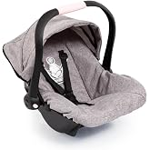 Seggiolino Auto Per Bambole Bayer Design EasyGo - Blu, Per Bambole Fino A 46 Cm, Con Cinture Di Sicurezza E Tettuccio