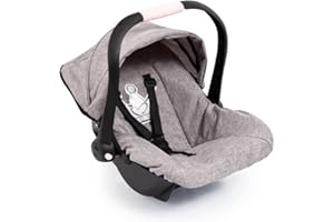 Bayer Design 67910AA siège d'auto de poupée avec Pare-Soleil et Ceinture de sécurité, Accessoire pour Poupon