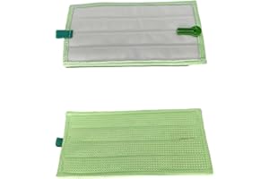 YUETTYY Almohadillas de repuesto para fregona Vorwerk Hard Floor MF600 SP600 SPB100 SP7, paño de microfibra reutilizable y lavable (2)