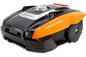 YARD FORCE Robot tosaerba COMPACT 400RiS fino a 400 mq - robot semovente con controllo Wi-Fi e app, sensore ultrasonico iRadar, funzione di taglio dei bordi e motore brushless