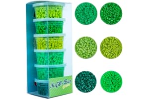 La Manuli Perline da Stirare Verde - 3000 Pezzi 5mm - Perline a Fusione per Bambini, Accessori per Creazione Gioielli Fai da Te
