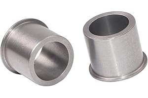 Bid4ze Réducteurs de roulement de roue de moto de 2,5 cm à 1,9 cm - Réducteur d'axe pour Harley Dyna Softail Touring Street Glide Road King Electra Glide