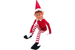 PRINTME3D SHAPE YOUR PROJECTS Elfo Dispettoso |Elfo di Natale | Pupazzo Natalizio Decorazione Casa | Elfi Natalizi, Giochi e Tradizione Familiare | Elfi Natale Scherzi | 40 CM