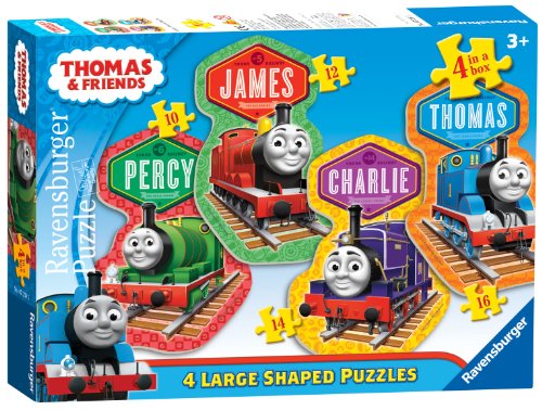 Thomas the Tank Engine - 4 Friends (10, 12, 14, 16 PC Shaped Puzzles)
