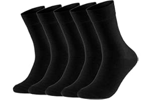 Hocerlu Mens Socks, Thin Breathable Cotton Socks Soft Comfortable Men's Dress Socks for Office, Business and Casual, Men's Socks 6-10