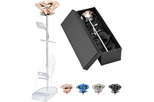 QGJNSGC Rose Flower Keepsake Urns for Human Ashes Memorial Urn Locket Long Stem Colourful Roseflower Cremation Urns Funeral Urn for Pet Ashes Cremation Keepsake for Cat Dog Ashes Roseflower Ornaments