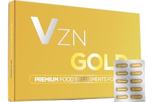 VIAZENE V - Gold Strong & Fast Acting Effect - Panax Ginseng Root Complex Enhancing Male Stamina & Energy Pills for Men, High Strength Performance Supplement 10 Capsules/Tablet