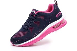 FLARUT Chaussures de Course à Pied pour Homme et Femme Chaussures décontractées Respirantes Coussin d'air pour Le Fitness Marche Légères Lacets Unisexe