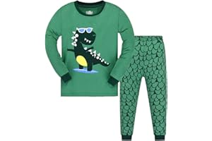 Garsumiss - Set Pigiama dinosaurio per Bambino, Taglia 1 Anno - 9 Anni