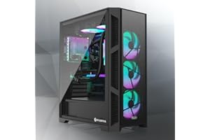 RAIJINTEK Arcadia III MS4 (schwarz, Tempered Glass)