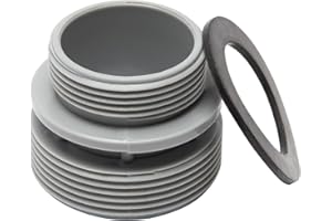 Steinbach Filtro analagen Accesorios, Adaptador para Intex Piscina, Rosca Exterior 2 x 1 1/2 Pulgadas, Gris, 1 x 1 x 1 cm, 040933