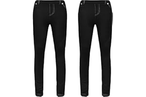 GW CLASSY OUTFIT Lot de 2 jeggings en jean pour fille de 5 ? 13 ans