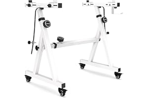 Vhffoso Keyboard Ständer,Tastatur für 54-88 Tasten, Keyboardständer breiten-/höhenverstellbar, faltbar, Klavierständer Z Form, E Piano Ständer,digital piano stand (Weiß)