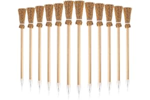 Geieold 12 12 StüCk Hexenbesen Bleistifte für Halloween Besenstiel Kugelschreiber Bleistifte Halloween GefäLligkeiten Hexenbesen Prop Schreiben